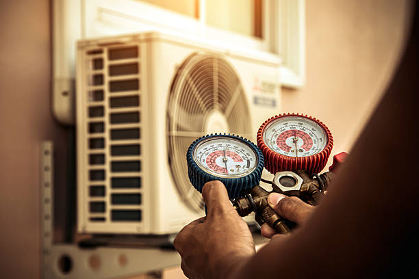 Professional Ductwork Repair technician working in Ozone Park, NY